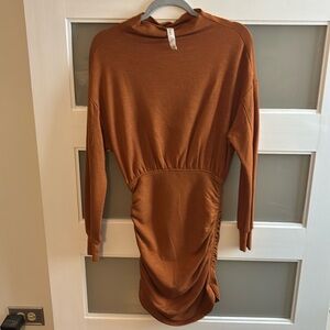 Cognac dress